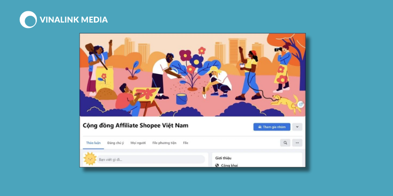Tham gia cộng đồng Shopee affiliate